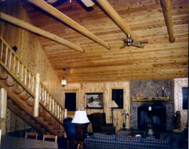 Knotty Pine Ceilings